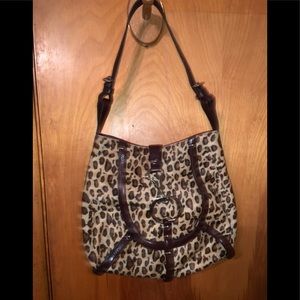 DKNY leopard calf hair should bag